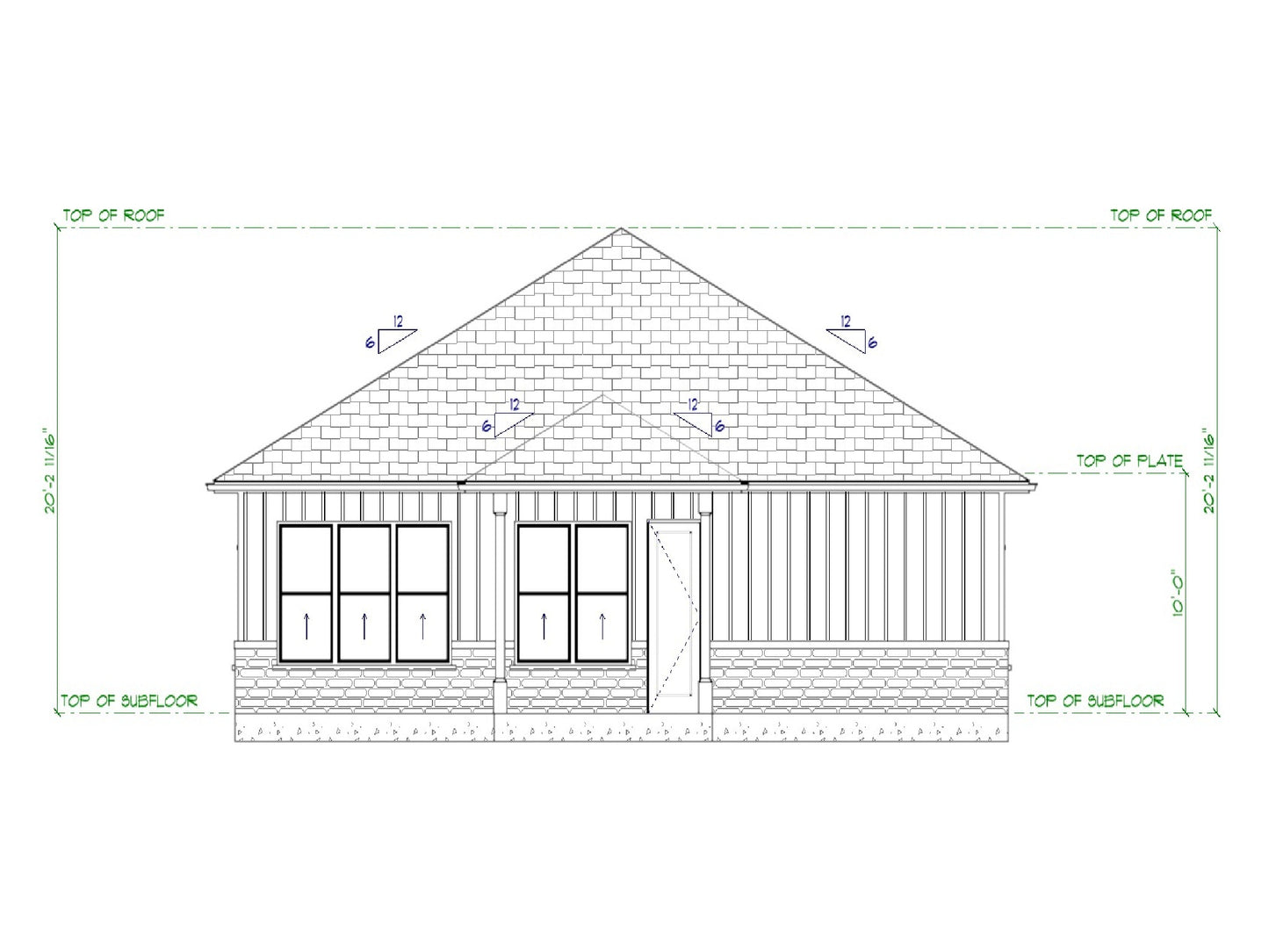 Llano – 3 Bedroom Texas Hill Country House Plan (1,600 SF)
