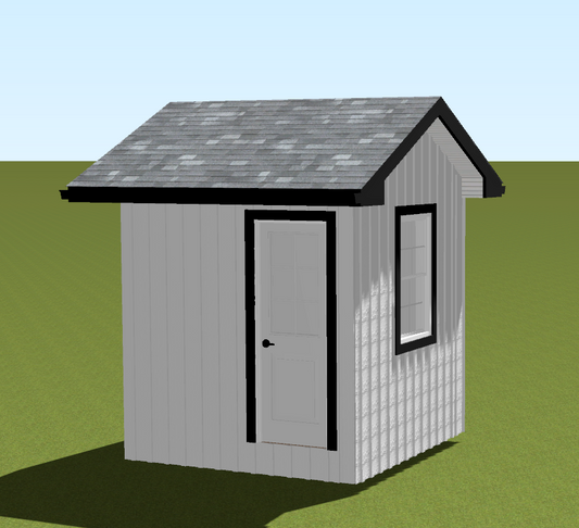 8x8 Shed Gable Roof