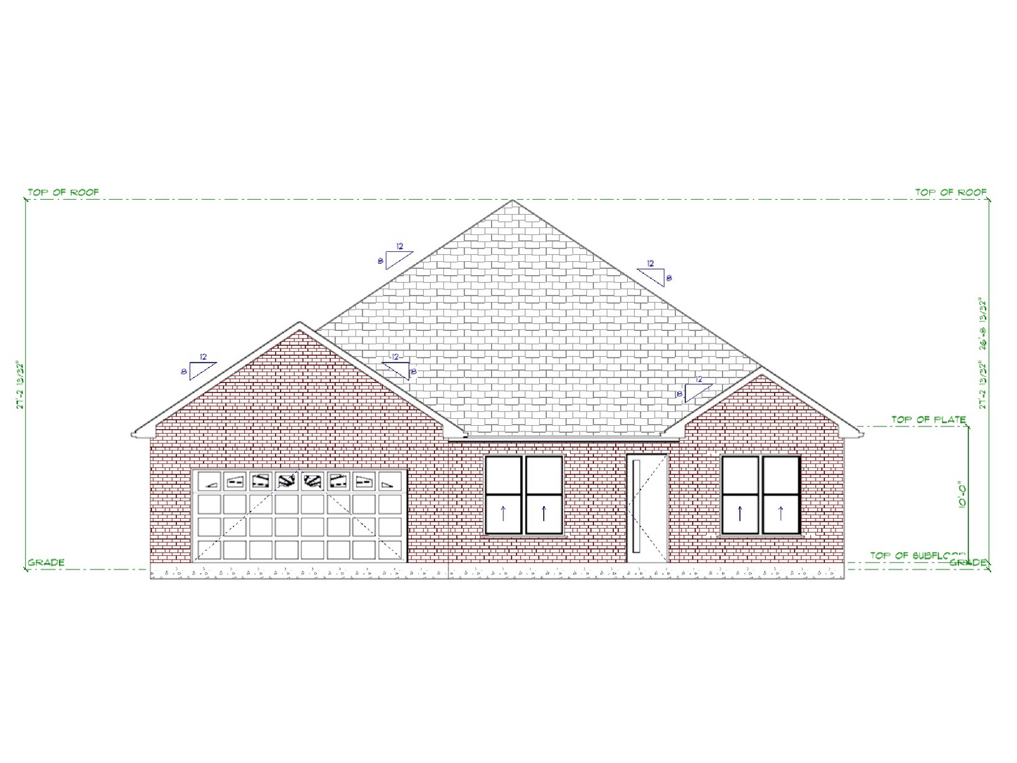 Hickory - Classic Brick Family Ranch