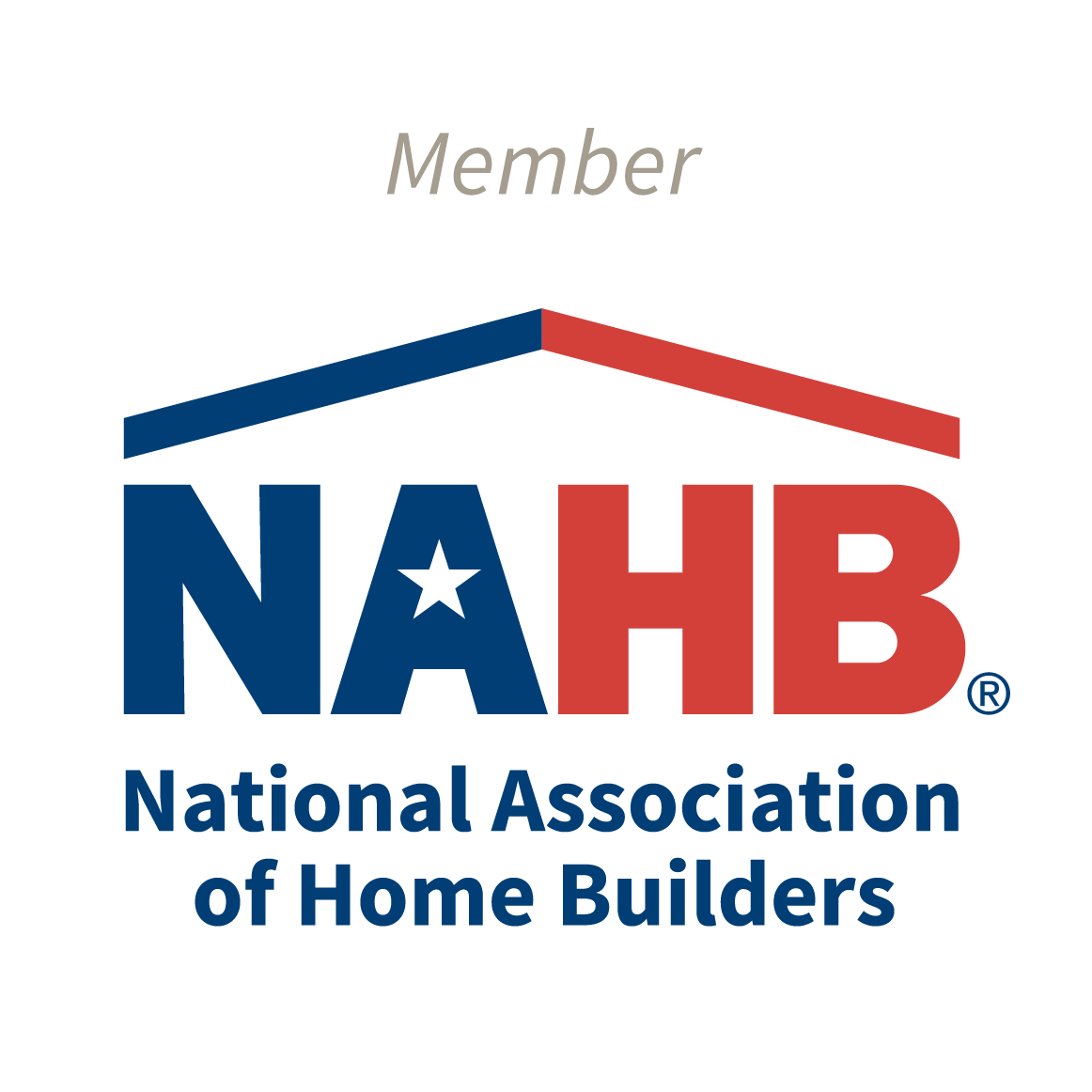 Logo of the National Association of Home Builders on a white background